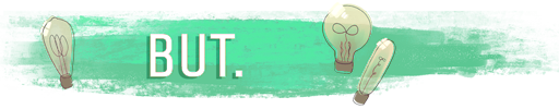 Illustration of text: But...